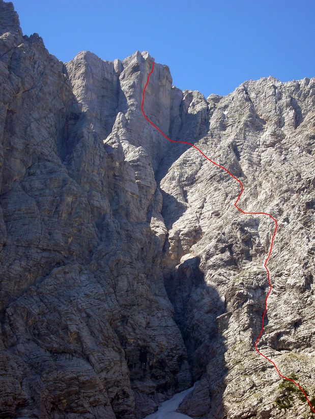 Jugov steber in Obraz Sfinge, Triglav